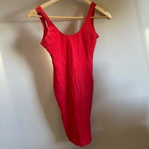Red, Scoop Back, American Apparel, Mini Dress 🔥